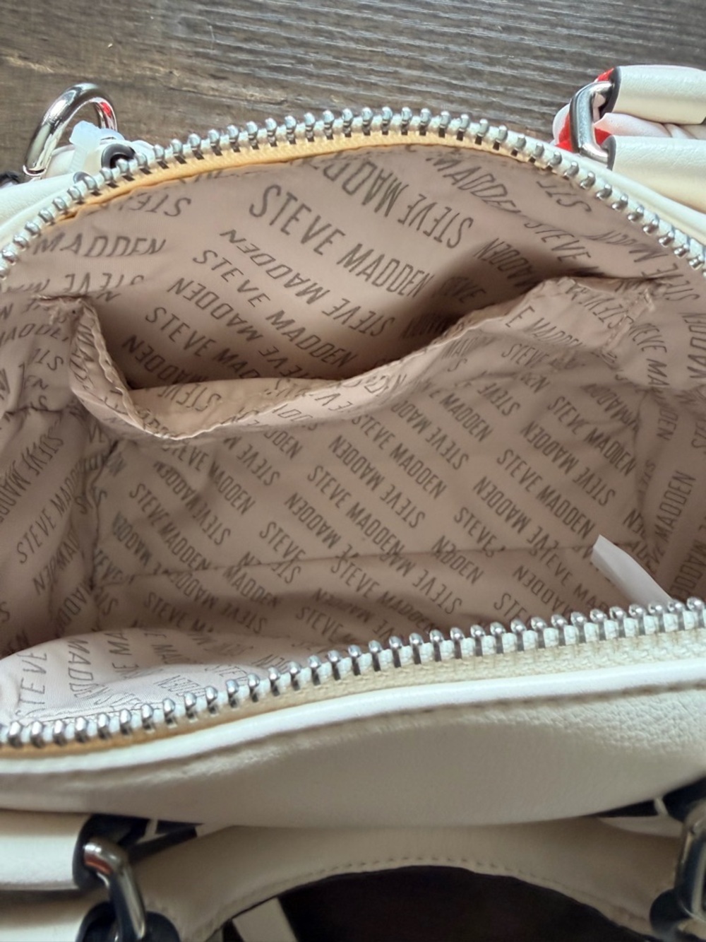 Steve Madden Vanilla Cherry Accent Satchel/Crossbody ✨Rare✨ - Picture 8 of 11